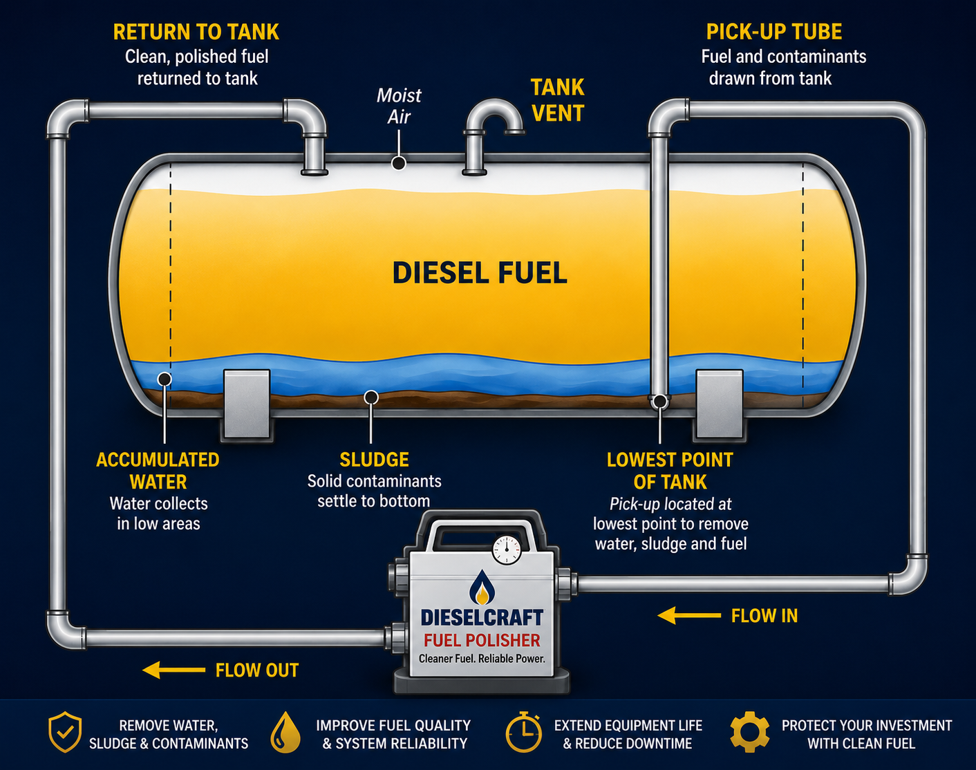 How Do You Get Water Out Of A Gas Tank