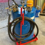 Fuel Factory on closed top 55 gallon steel drum