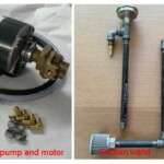 Pump, motor and suction wand